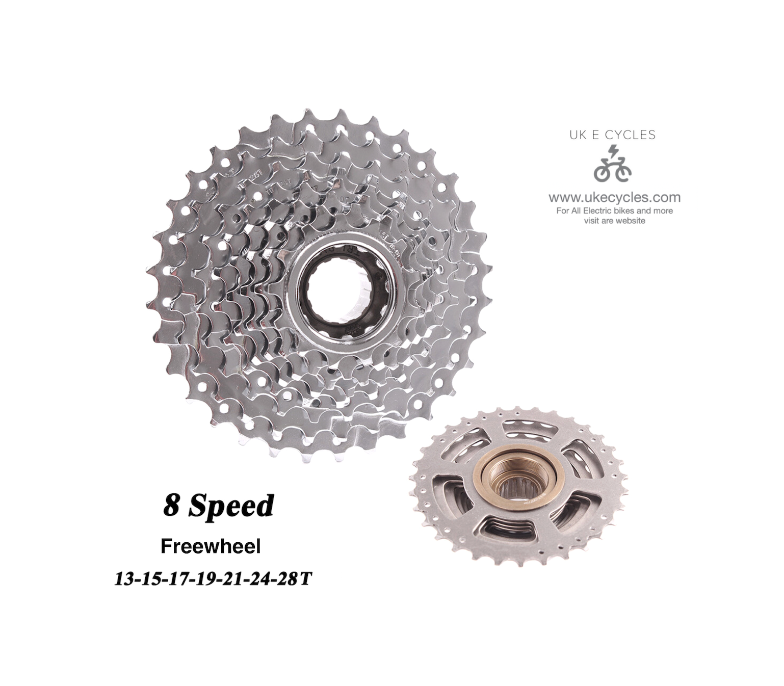 MTB 8Speed Freewheel Thread Sprocket Road Bike Freewheel 13-28T Screw-On