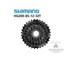 Shimano Altus CS-HG200-8 Speed Cassette Mountain Bike Bicycle 12-32T