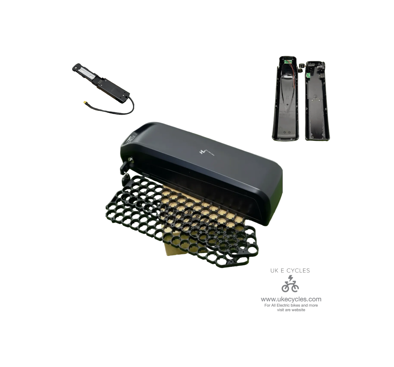 Hailong Down Tube E-bike Battery Box Case Shell 36V/48V With Holder Plate Keys