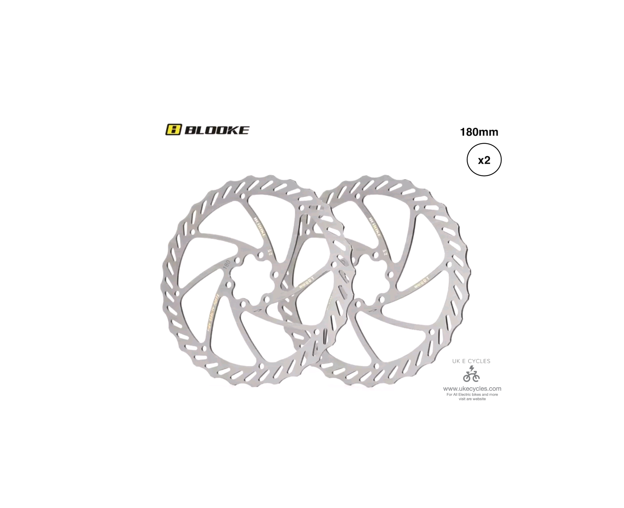 Bicycle Disc Brake Rotor 180mm Steel For MTB Road Bike Brake Disc Blooke