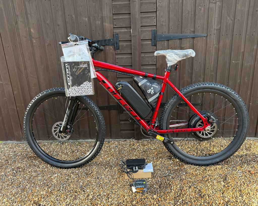 Carrera Valour Red edition electric bike 48v 25ah  2000 Watts Lithium🔋.  MTX