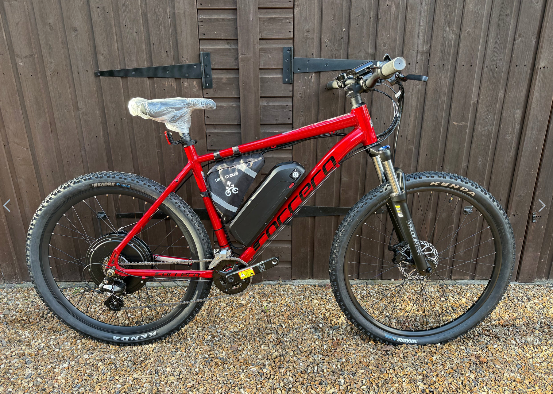 Carrera Valour Red edition electric bike 48v 25ah  2000 Watts Lithium🔋.  MTX