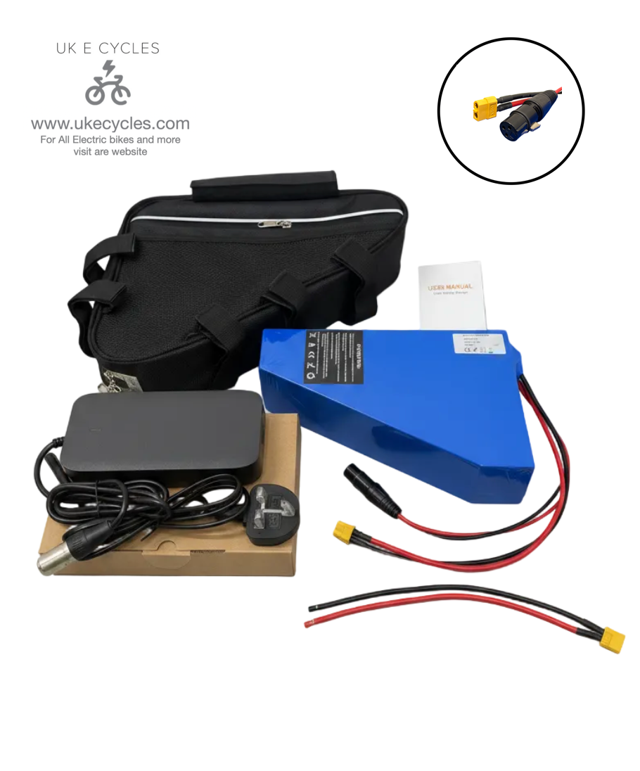 48v 25ah Triangle Li-ion Ebike Battery Electric Bike with 3a charger Soft Case