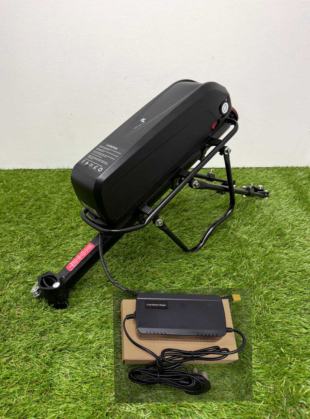 48v 14ah Li-ion Ebike Battery Electric Bike with 2a charger On Rear Rack