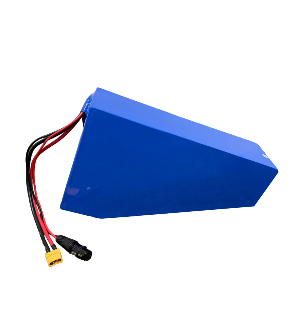 72v 25ah Triangle Li-ion Ebike Battery Electric Bike with 4a charger Soft Case