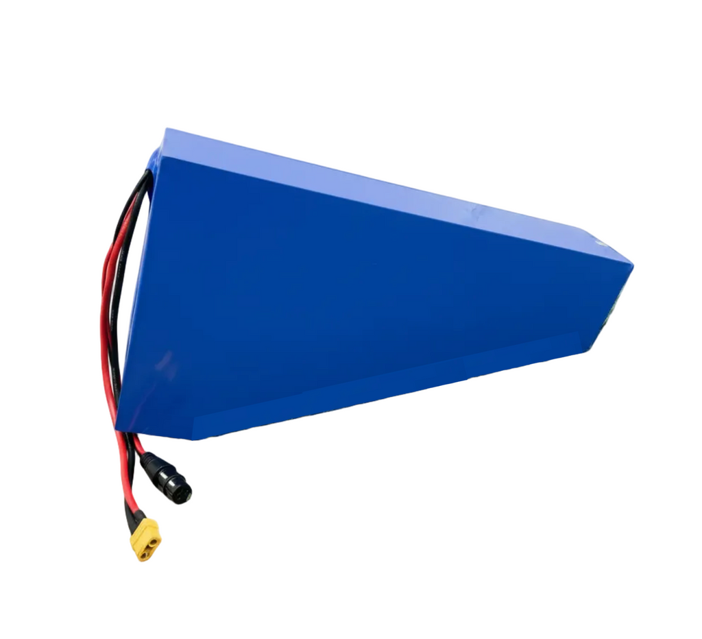 72v 30ah Triangle Li-ion Ebike Battery Electric Bike with 4a charger Soft Case