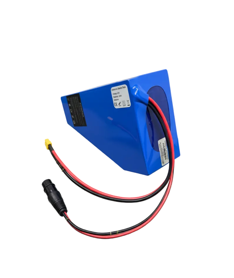 52v 28ah Triangle Li-ion Ebike Battery Electric Bike with 3a charger Soft Case