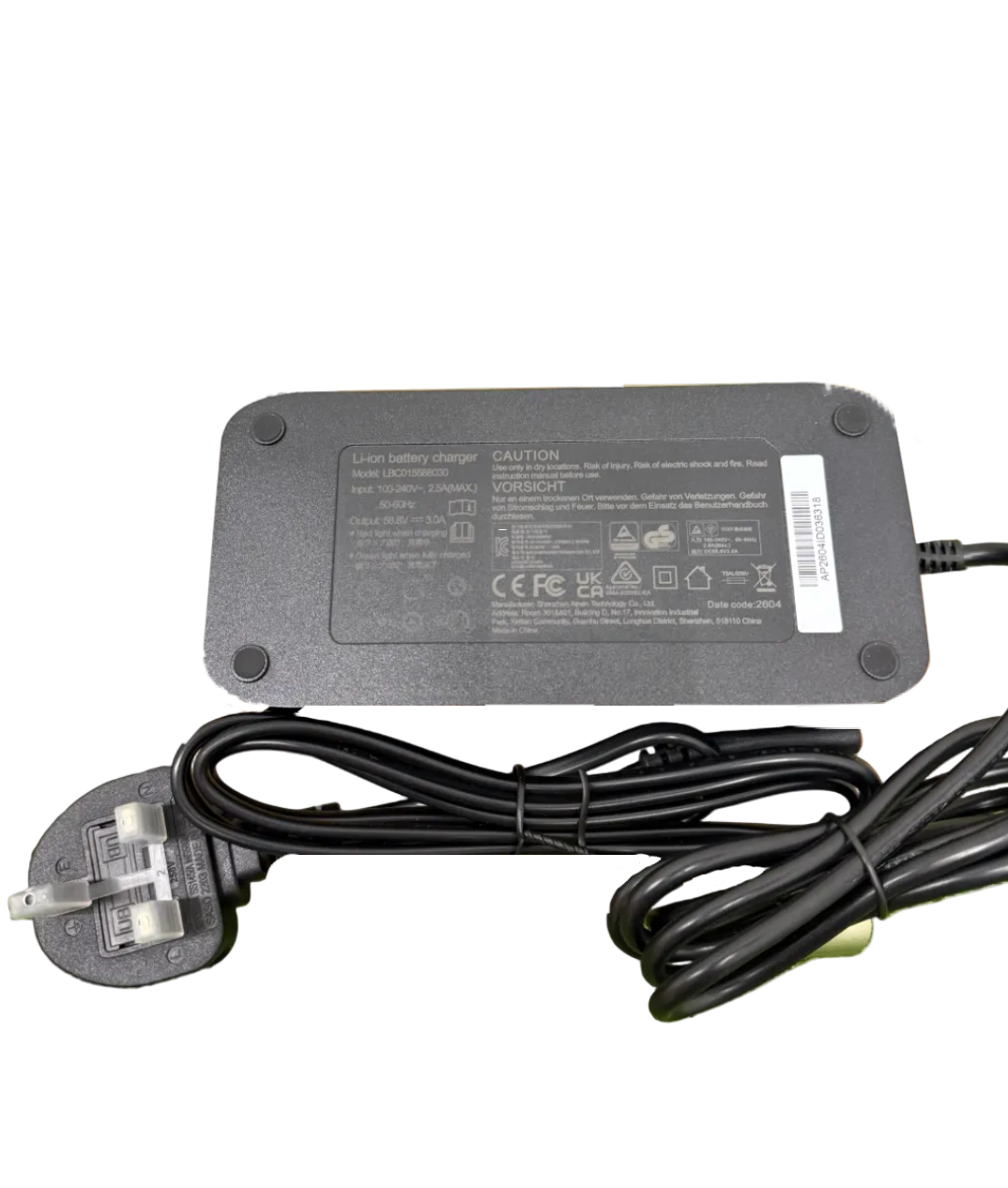 52v 25ah Triangle Li-ion Ebike Battery Electric Bike with 3a charger Soft Case