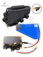 52v 28ah Triangle Li-ion Ebike Battery Electric Bike with 3a charger Soft Case