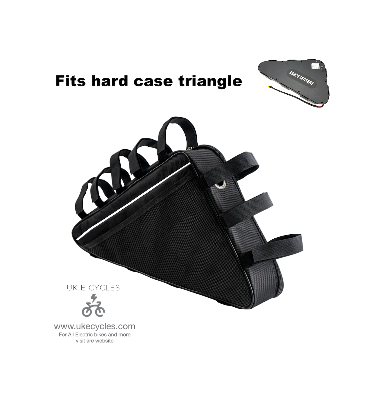 Triangle Battery Ebike Bag Storage Waterproof For MTB Electric Bicycle Li-ion Medium