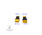 XT90 to XT60 Adaptor Plug XT-90 / XT-60 Connectors Male Female RC /Ebike Battery