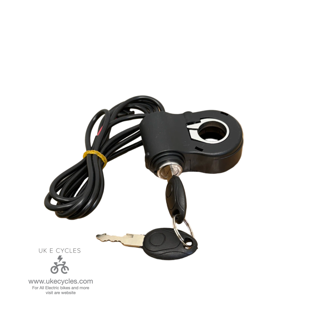 E Bike Ignition Key On Off Handlebar Fitment Ebike Security 2 Switch 2 Pin SM