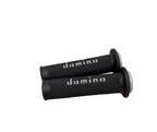 Universal Domino Black Grey XM2 Motorcycle Race Grips Track Pair