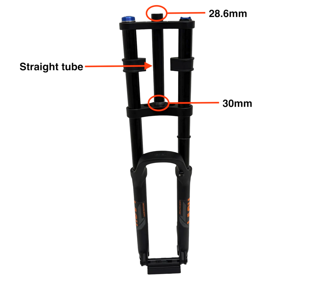 27.5/29" Double Shoulder Air Suspension Fork 180mm Travel MTB E-Bike Through Axle