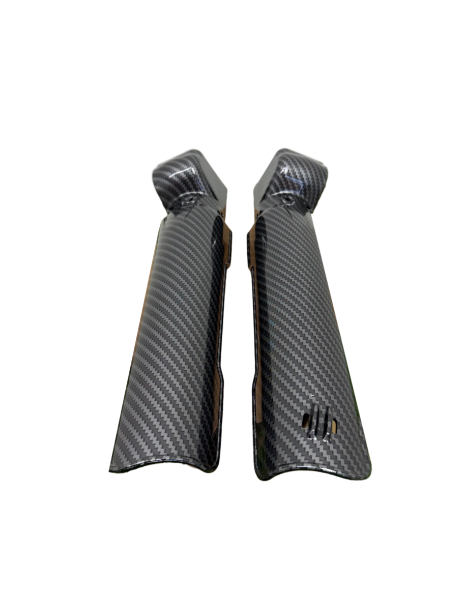 Carbon Dipped Style Fork Guards Shock Absorber Cover For SurRon Light Bee X S
