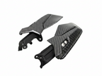 Surron Ultra Bee Carbon Dipped Hand guards / Wind Guard Hand Cover With Brackets