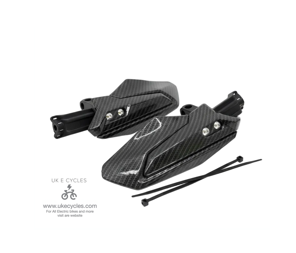 Surron Ultra Bee Carbon Dipped Hand guards / Wind Guard Hand Cover With Brackets