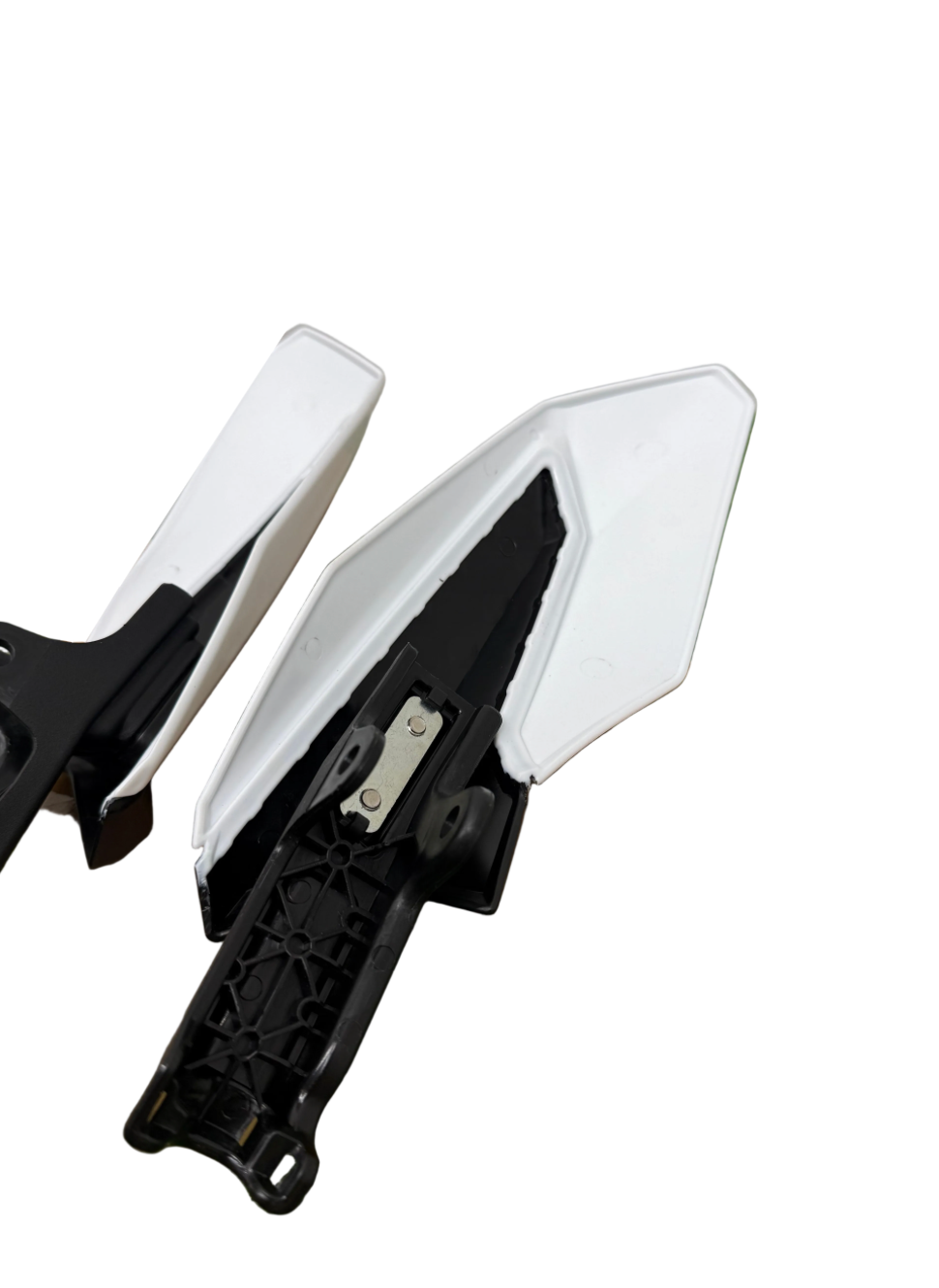 Surron Ultra Bee White Handguards / Wind Guard Hand Cover With Brackets