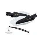 Surron Ultra Bee White Handguards / Wind Guard Hand Cover With Brackets