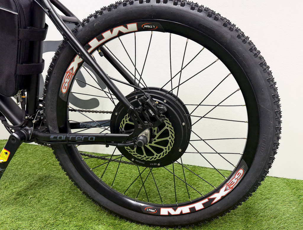 Carrera Vengeance electric bike 72v 5000 Watts mtx Lithium🔋30ah Black Edition