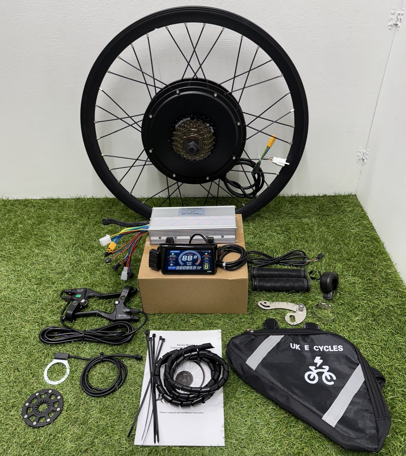 35Amp 1500W Electric Bike Conversion Wheel Ebike Kit sw900 Colour Display 20/24/27.5/29 inch