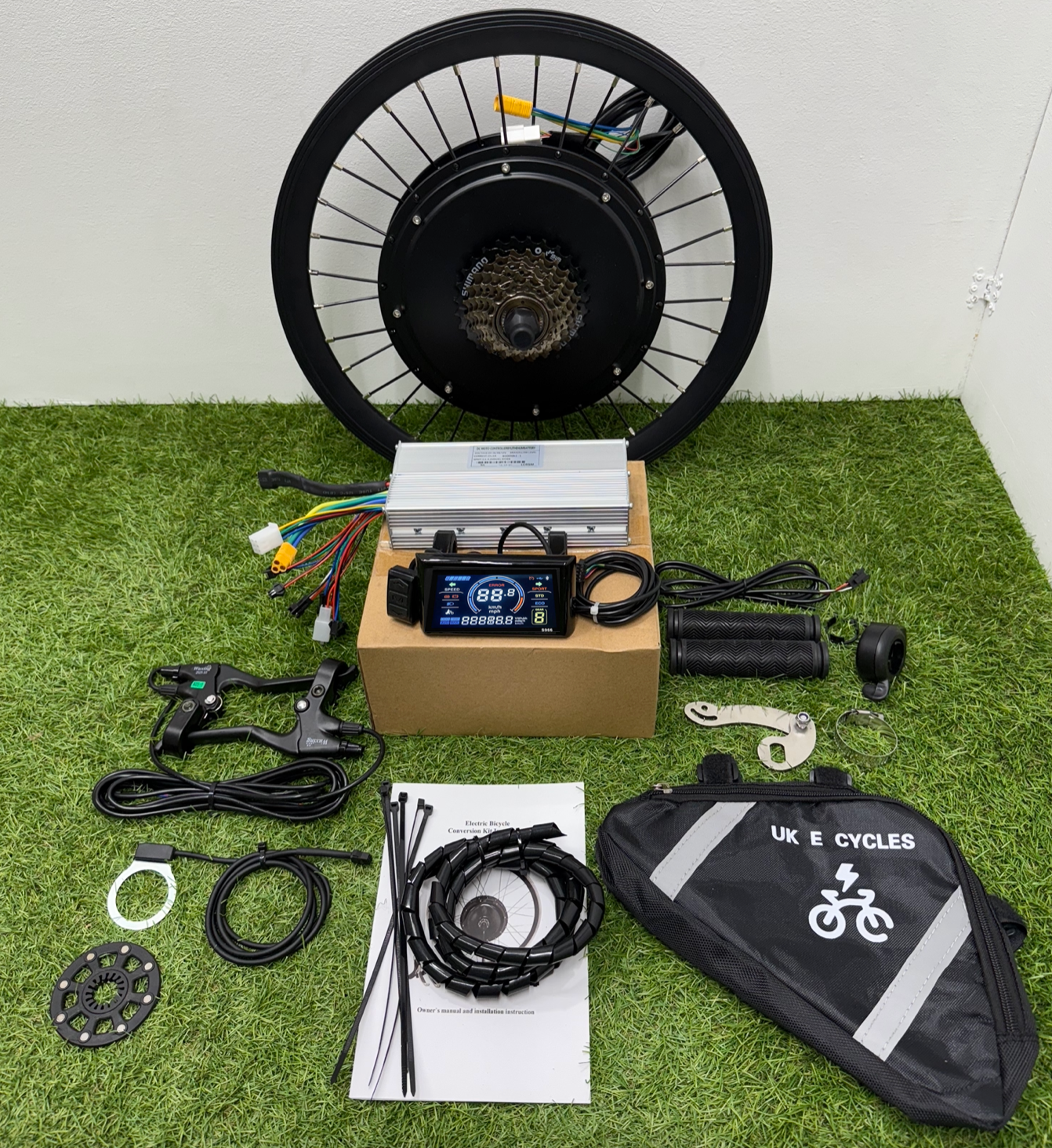 35Amp 1500W Electric Bike Conversion Wheel Ebike Kit sw900 Colour Display 20/24/27.5/29 inch