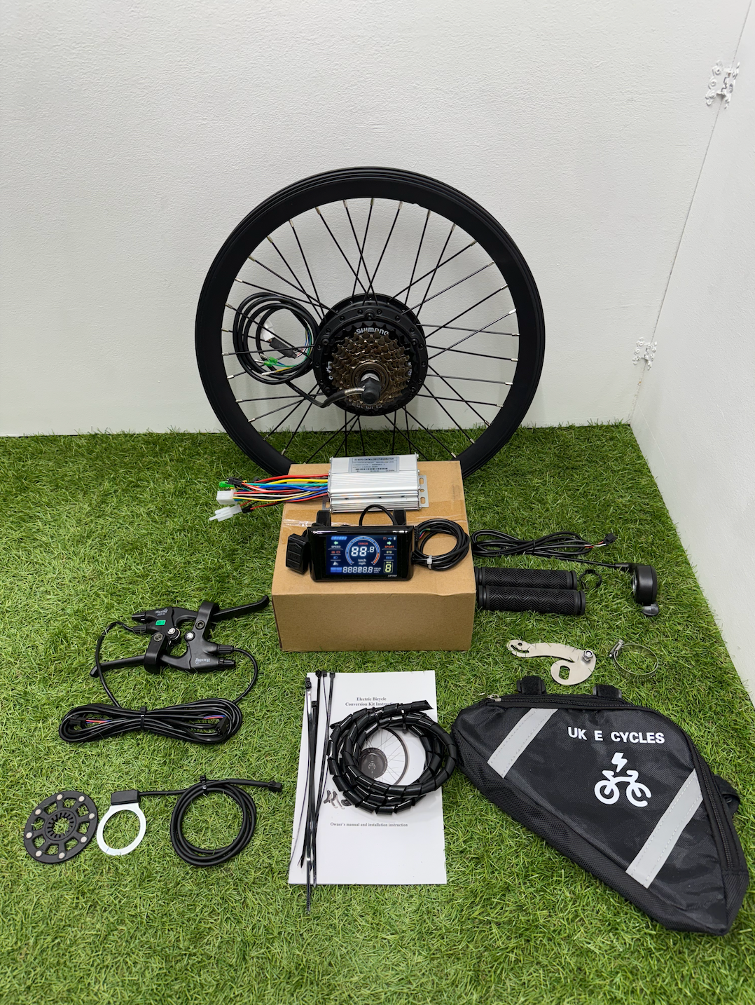 250w kit 20”/26”/27.5”/29” 36V/48V Ebike Conversion Kit Rear Wheel Colour LCD Display