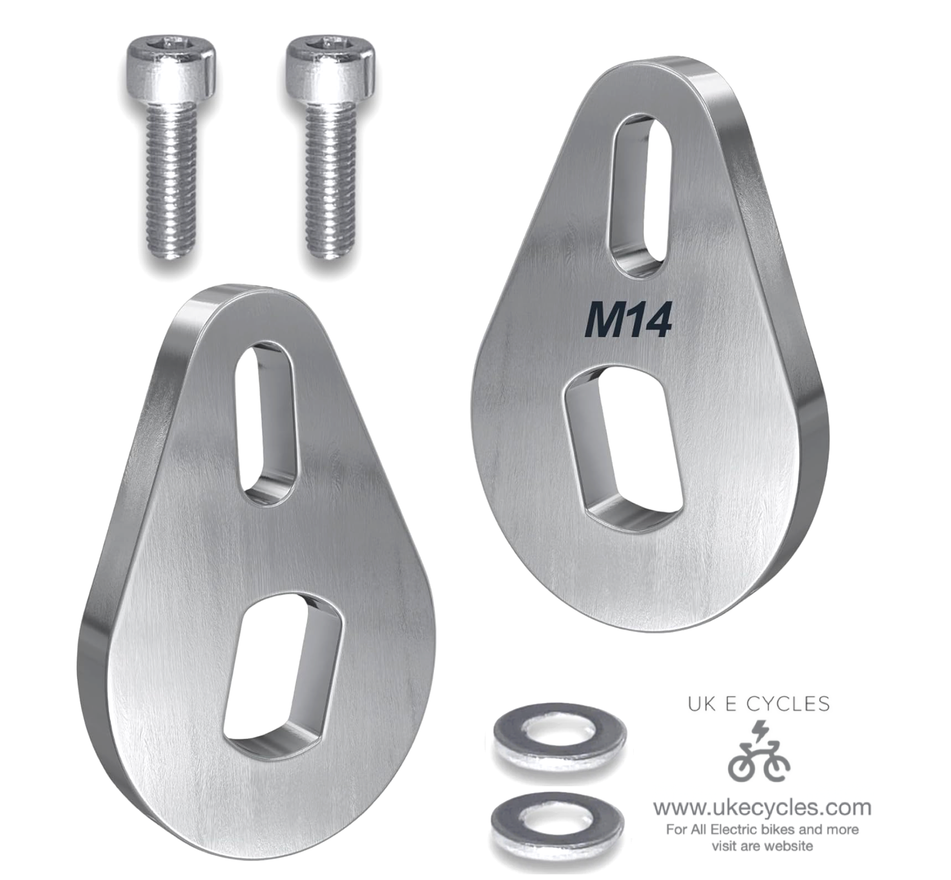 E Bike Torque Arm Universal Carrera Stainless M12,M14, M16 Thickness 5mm