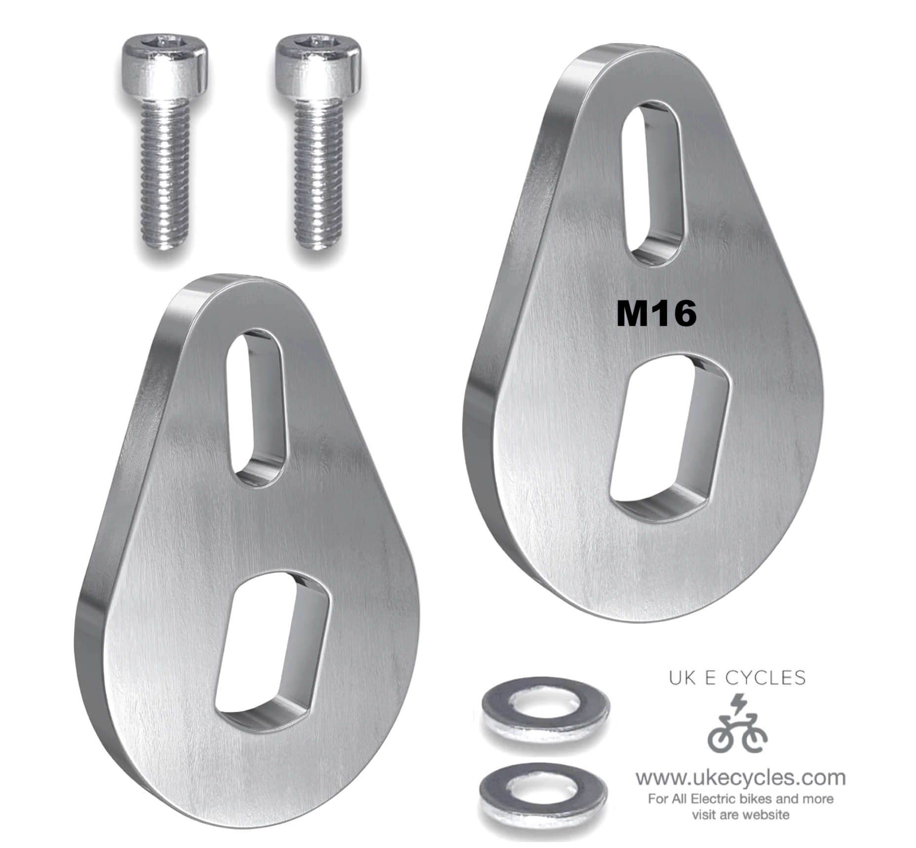 E Bike Torque Arm Universal Carrera Stainless M12,M14, M16 Thickness 5mm