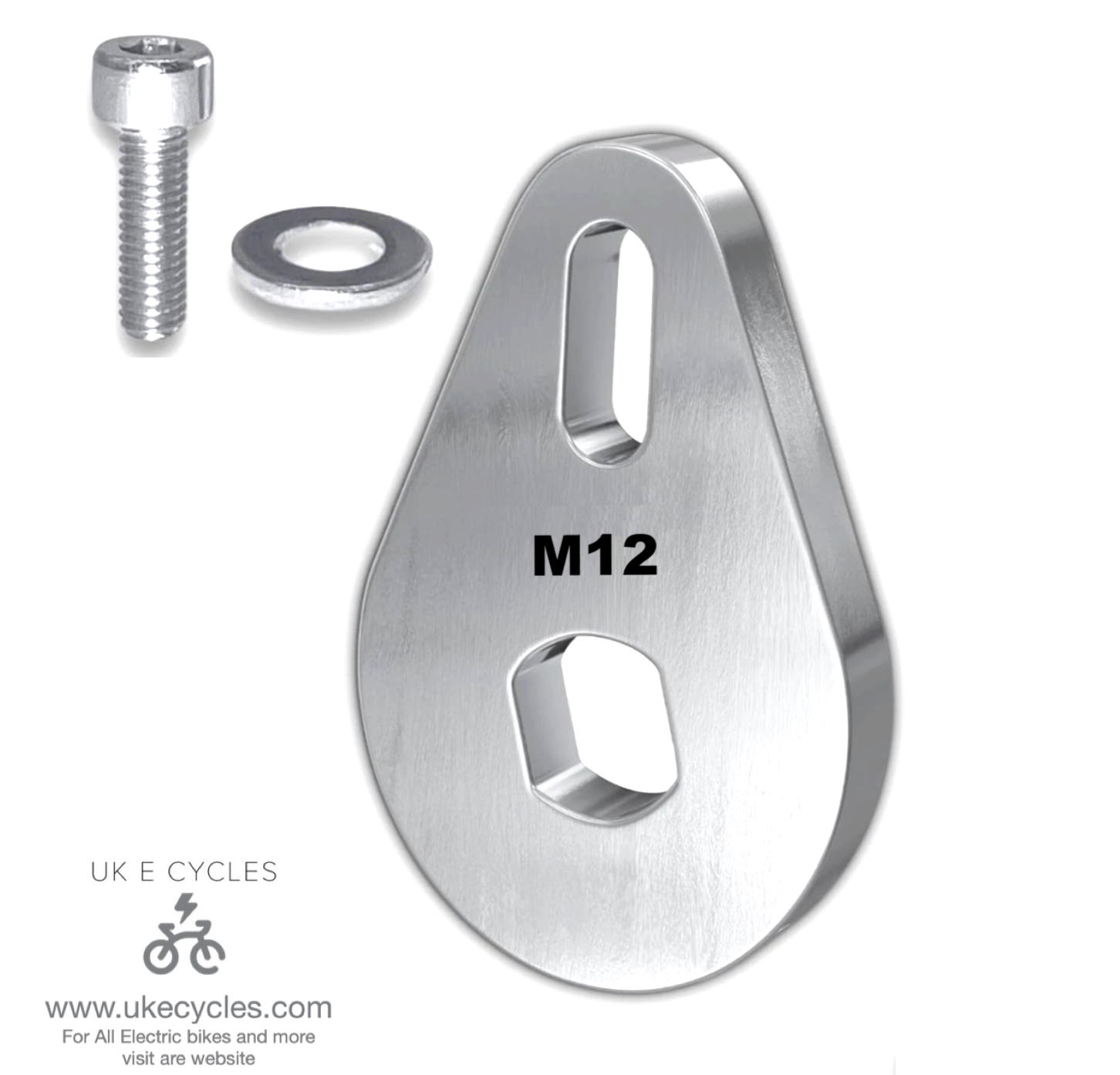 E Bike Torque Arm Universal Carrera Stainless M12,M14, M16 Thickness 5mm