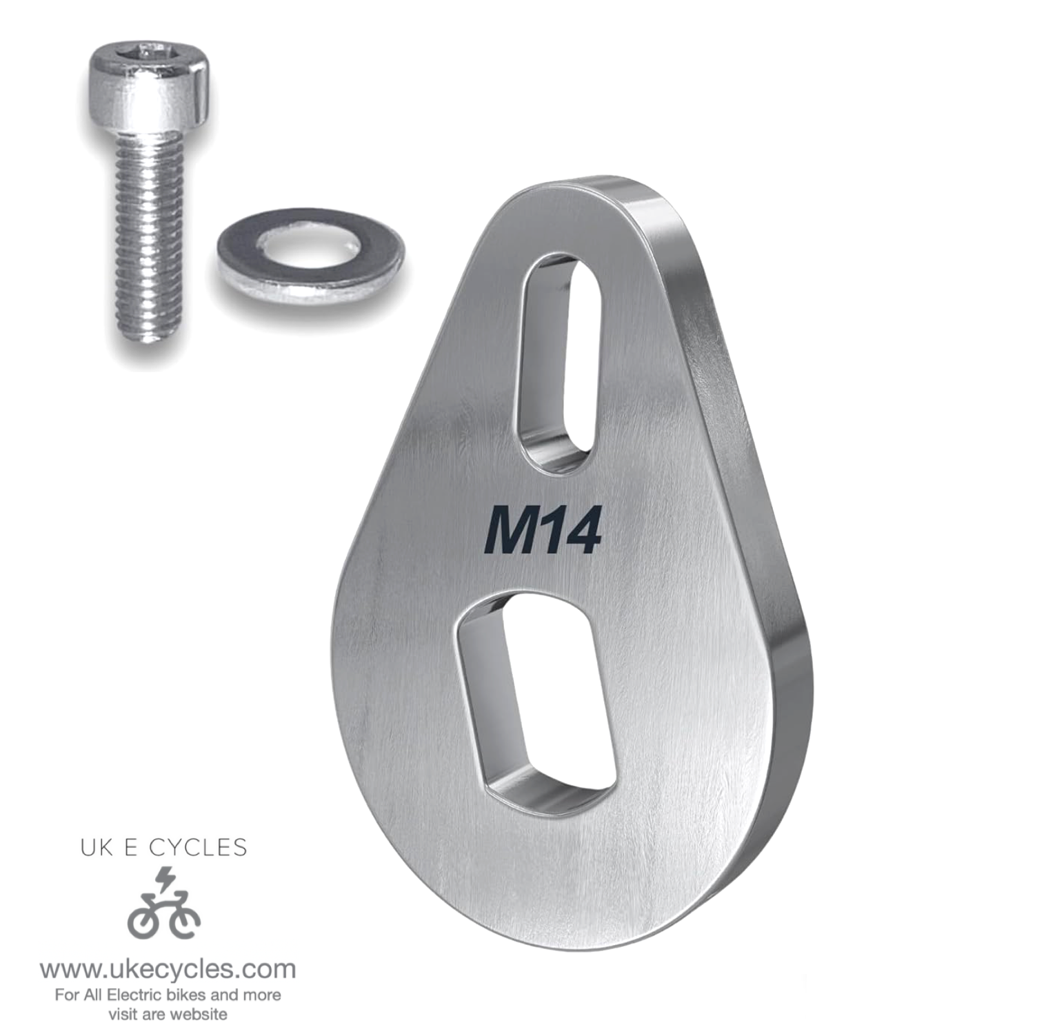 E Bike Torque Arm Universal Carrera Stainless M12,M14, M16 Thickness 5mm