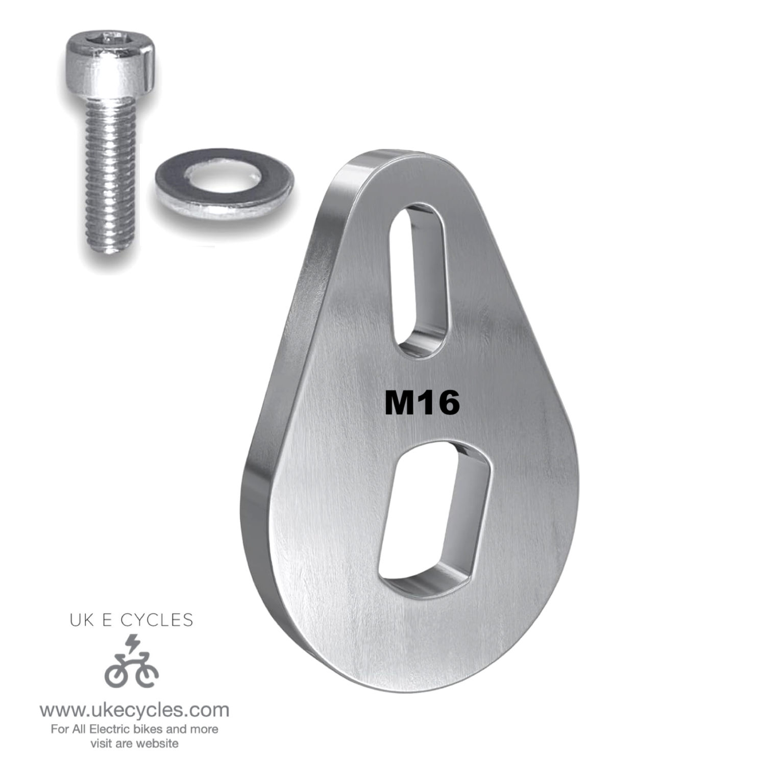 E Bike Torque Arm Universal Carrera Stainless M12,M14, M16 Thickness 5mm