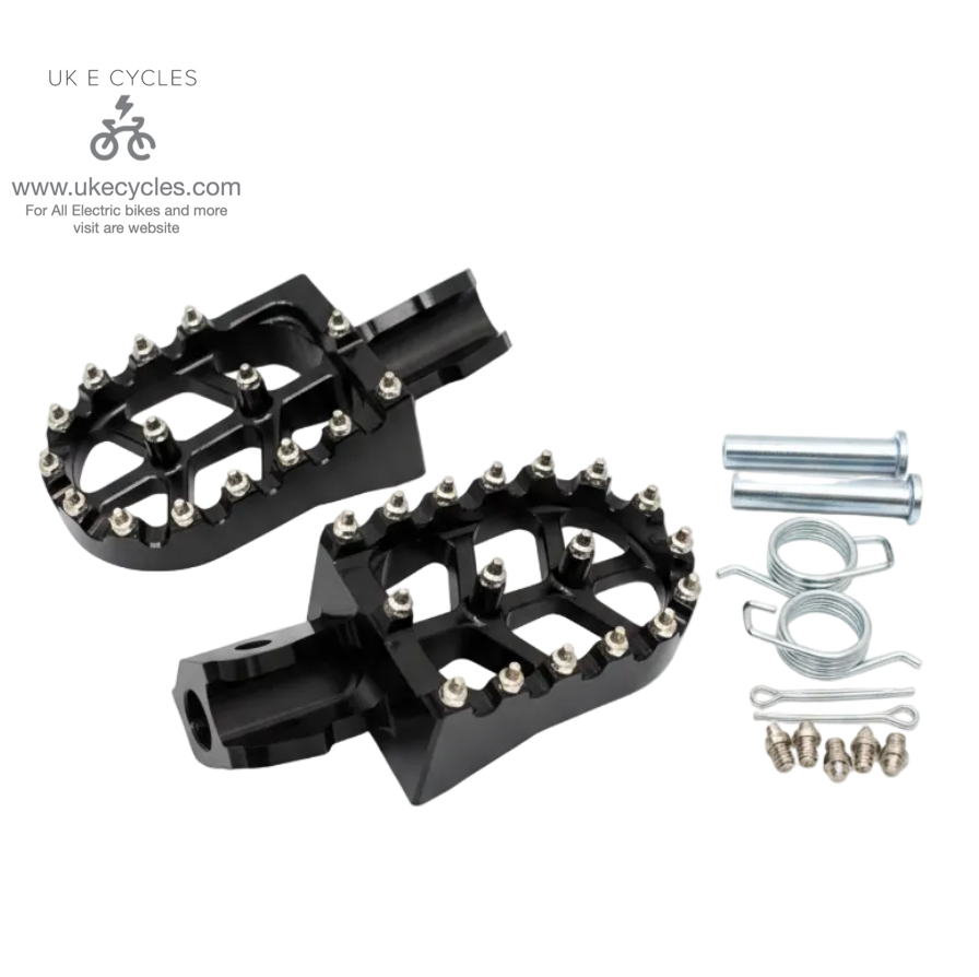 Foot Pegs For Surron Light Bee / Talaria Sting / ebike Upgraded Wider Footrest