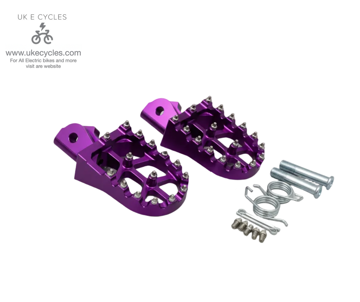 Foot Pegs For Surron Light Bee / Talaria Sting / ebike Upgraded Wider Footrest