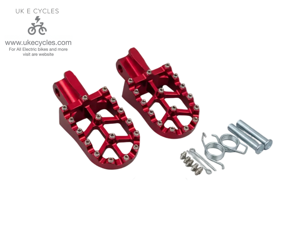 Foot Pegs For Surron Light Bee / Talaria Sting / ebike Upgraded Wider Footrest
